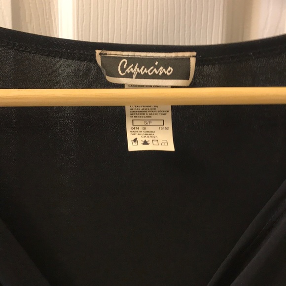 Black wrap dress - Picture 3 of 3